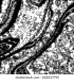 Grunge background of black and white. Abstract monochrome vector pattern