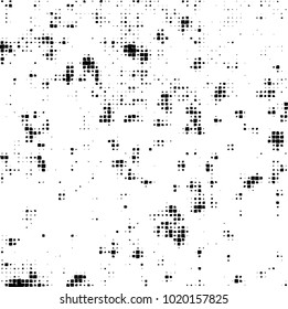 Grunge background of black and white. Abstract monochrome vector pattern