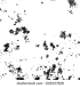 Grunge background of black and white. Abstract monochrome vector pattern