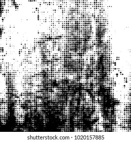 Grunge background of black and white. Abstract monochrome vector pattern