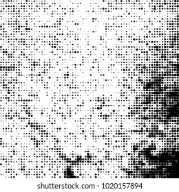 Grunge background of black and white. Abstract monochrome vector pattern