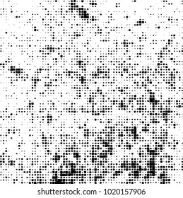 Grunge background of black and white. Abstract monochrome vector pattern