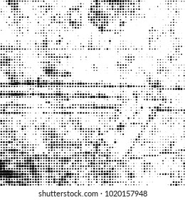 Grunge background of black and white. Abstract monochrome vector pattern