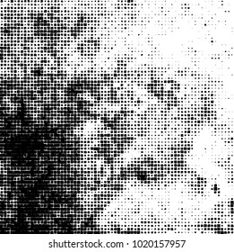 Grunge background of black and white. Abstract monochrome vector pattern