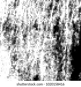 Grunge background of black and white. Abstract monochrome vector pattern