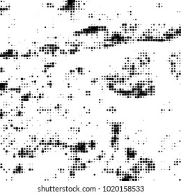 Grunge background of black and white. Abstract monochrome vector pattern