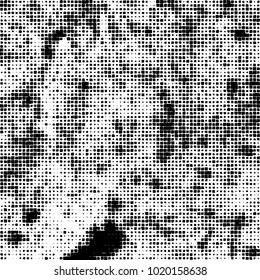 Grunge background of black and white. Abstract monochrome vector pattern