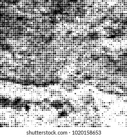 Grunge background of black and white. Abstract monochrome vector pattern
