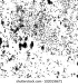 Grunge background of black and white. Abstract monochrome vector pattern