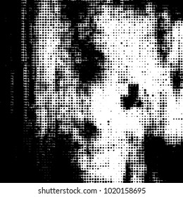 Grunge background of black and white. Abstract monochrome vector pattern
