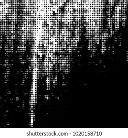 Grunge background of black and white. Abstract monochrome vector pattern