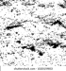 Grunge background of black and white. Abstract monochrome vector pattern
