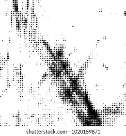 Grunge background of black and white. Abstract monochrome vector pattern