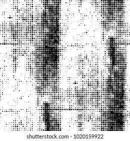 Grunge background of black and white. Abstract monochrome vector pattern