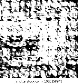 Grunge background of black and white. Abstract monochrome vector pattern