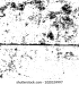 Grunge background of black and white. Abstract monochrome vector pattern