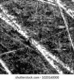 Grunge background of black and white. Abstract monochrome vector pattern