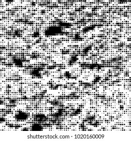 Grunge background of black and white. Abstract monochrome vector pattern