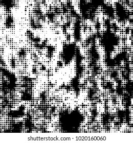 Grunge background of black and white. Abstract monochrome vector pattern