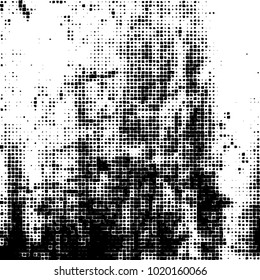 Grunge background of black and white. Abstract monochrome vector pattern