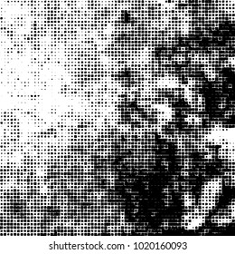 Grunge background of black and white. Abstract monochrome vector pattern