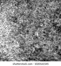 Grunge background of black and white. Abstract monochrome vector pattern