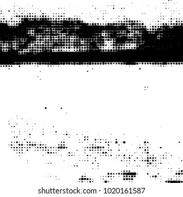 Grunge background of black and white. Abstract monochrome vector pattern
