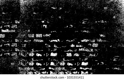 Grunge background of black and white. Abstract monochrome vector texture of dust, stains, chips, dots