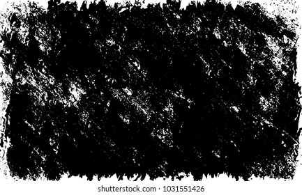 Grunge background of black and white. Abstract monochrome vector texture of dust, stains, chips, dots