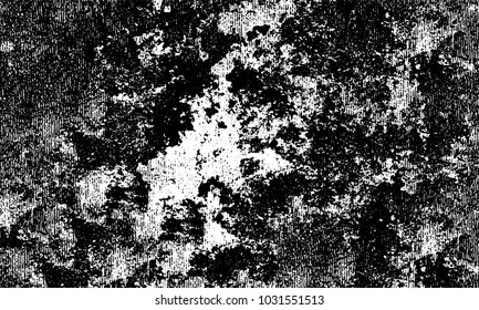 Grunge background of black and white. Abstract monochrome vector texture of dust, stains, chips, dots