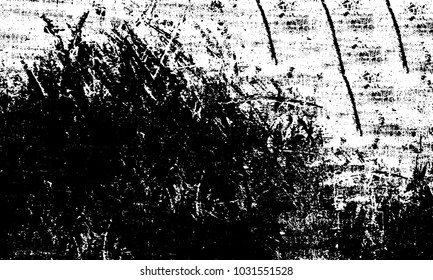 Grunge background of black and white. Abstract monochrome vector texture of dust, stains, chips, dots