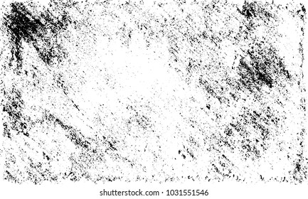 Grunge background of black and white. Abstract monochrome vector texture of dust, stains, chips, dots