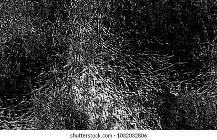 Grunge background of black and white. Abstract monochrome vector texture of dust, stains, chips, dots