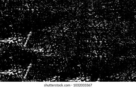 Grunge background of black and white. Abstract monochrome vector texture of dust, stains, chips, dots