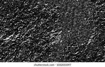 Grunge background of black and white. Abstract monochrome vector texture of dust, stains, chips, dots