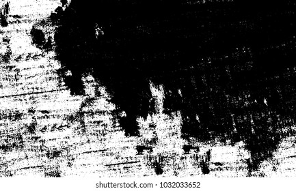 Grunge background of black and white. Abstract monochrome vector texture of dust, stains, chips, dots