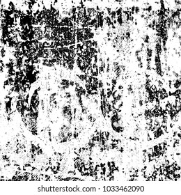 Grunge background of black and white. Abstract monochrome vector texture