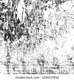 Grunge background of black and white. Abstract monochrome vector texture