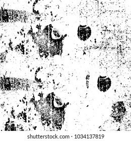 Grunge background of black and white. Abstract monochrome vector texture