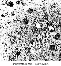 Grunge background of black and white. Abstract monochrome vector texture