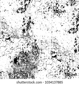 Grunge background of black and white. Abstract monochrome vector texture