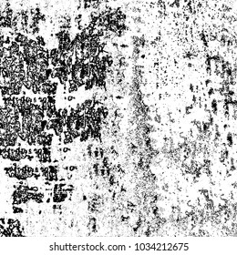 Grunge background of black and white. Abstract monochrome vector texture