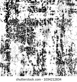 Grunge background of black and white. Abstract monochrome vector texture