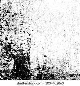 Grunge background of black and white. Abstract monochrome vector texture