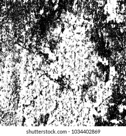 Grunge background of black and white. Abstract monochrome vector texture