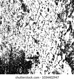 Grunge background of black and white. Abstract monochrome vector texture