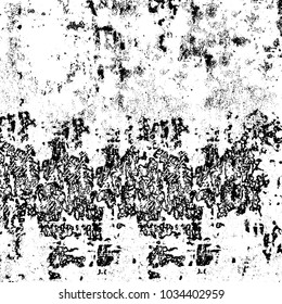 Grunge background of black and white. Abstract monochrome vector texture