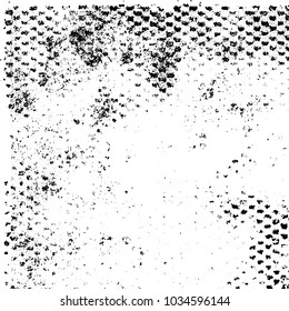 Grunge background of black and white. Abstract monochrome vector texture