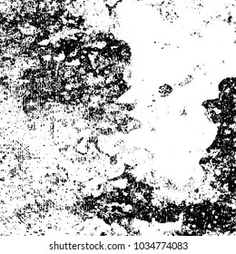 Grunge background of black and white. Abstract monochrome vector texture