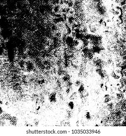 Grunge background of black and white. Abstract monochrome vector texture